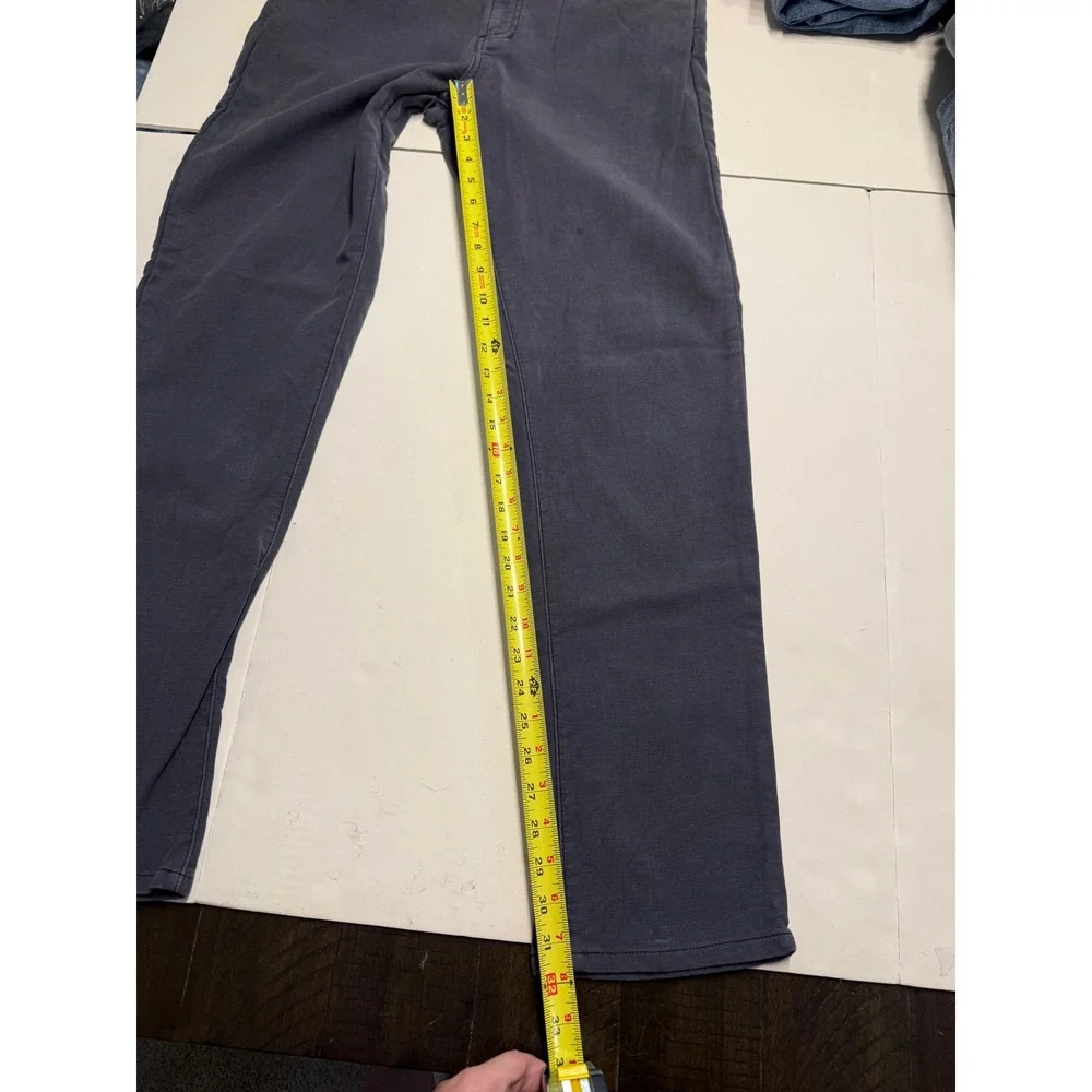 Faherty Brand Mens 5-Pocket Stretch Pants Navy Blue MBC0020-NVY Size 35